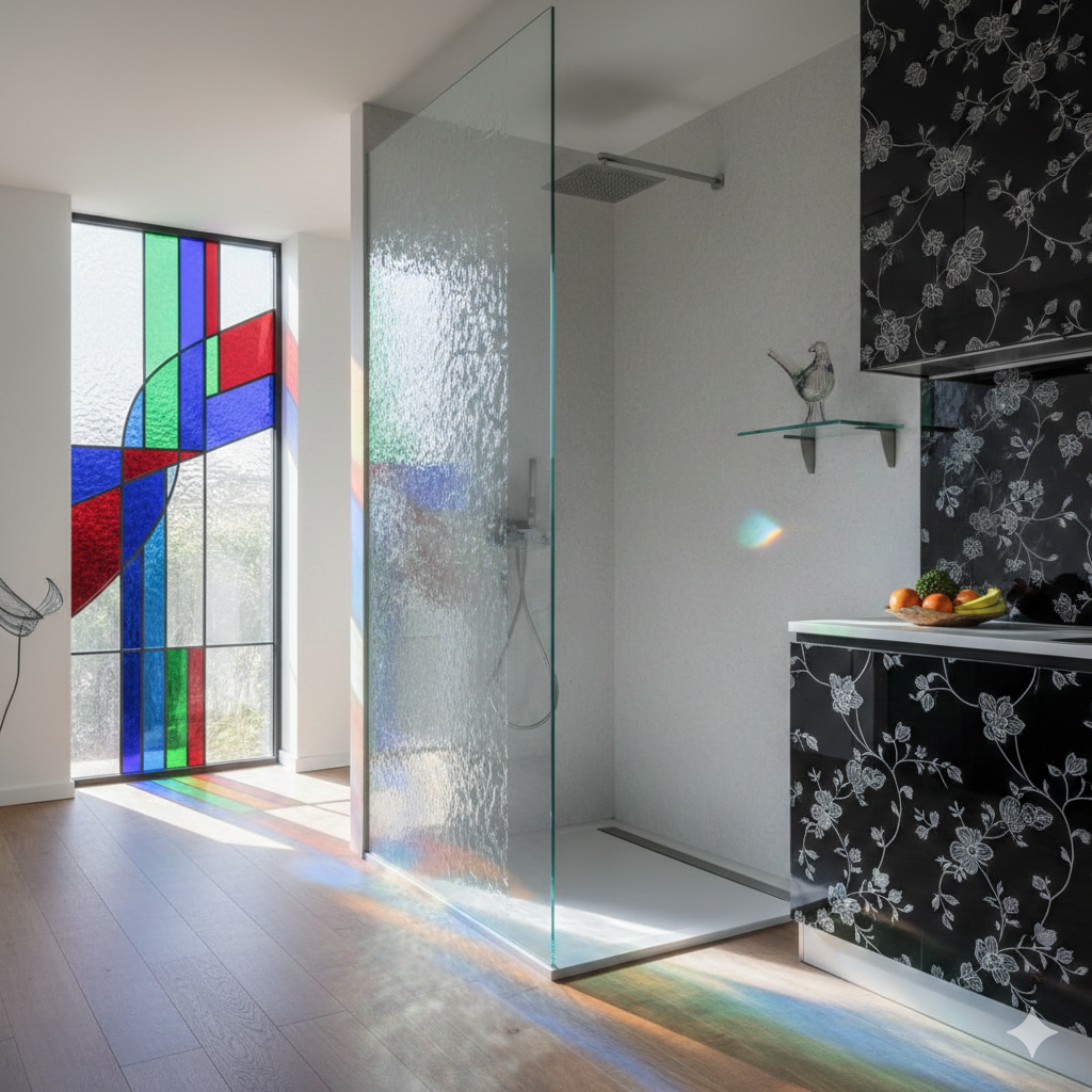 Cum sa transformi lumina in arta: De ce sticla decorativa este „bijuteria” oricarei case moderne