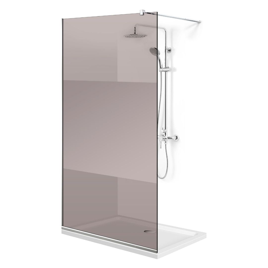Zuhanyfal Walk-in, Zuhanyfal Rozsdamentes acél, #Bronz #Bronz