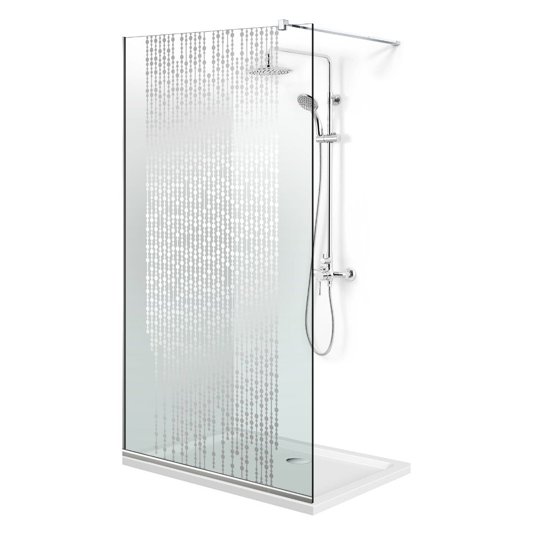 Zuhanyfal Walk-in, Zuhanyfal Rozsdamentes acél, #Átlátszó #Víztiszta