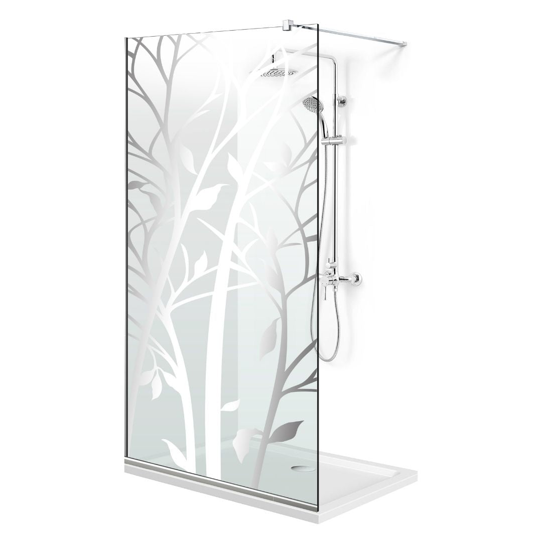Paravan dus Walk-in, Perete dus Inox, #Clara #Víztiszta