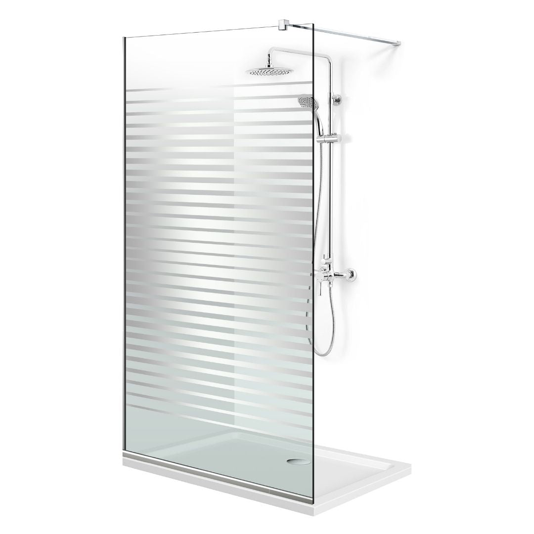 Zuhanyfal Walk-in, Zuhanyfal Rozsdamentes acél, #Átlátszó #Víztiszta