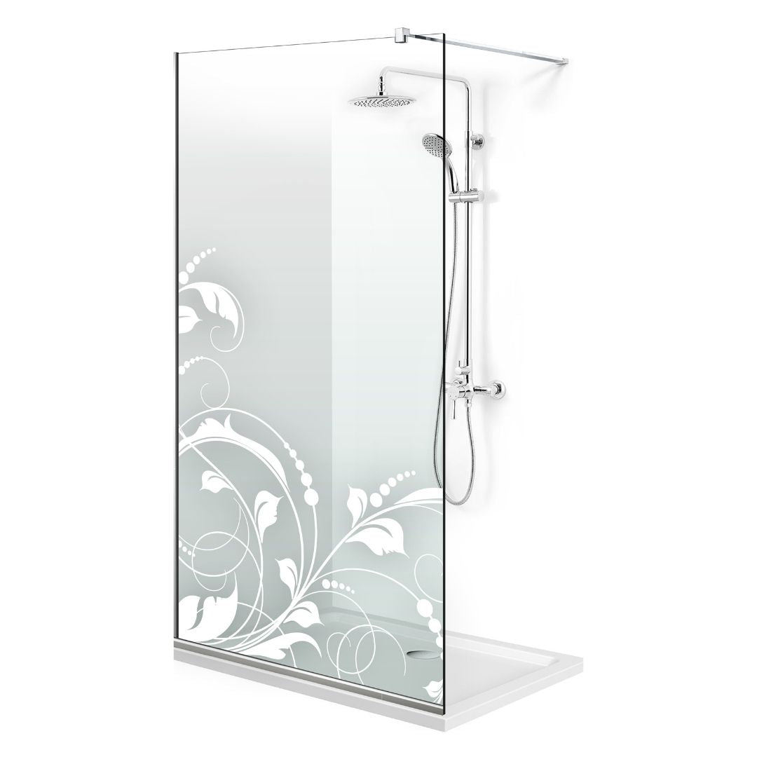 Zuhanyfal Walk-in, Zuhanyfal Rozsdamentes acél, #Átlátszó #Víztiszta