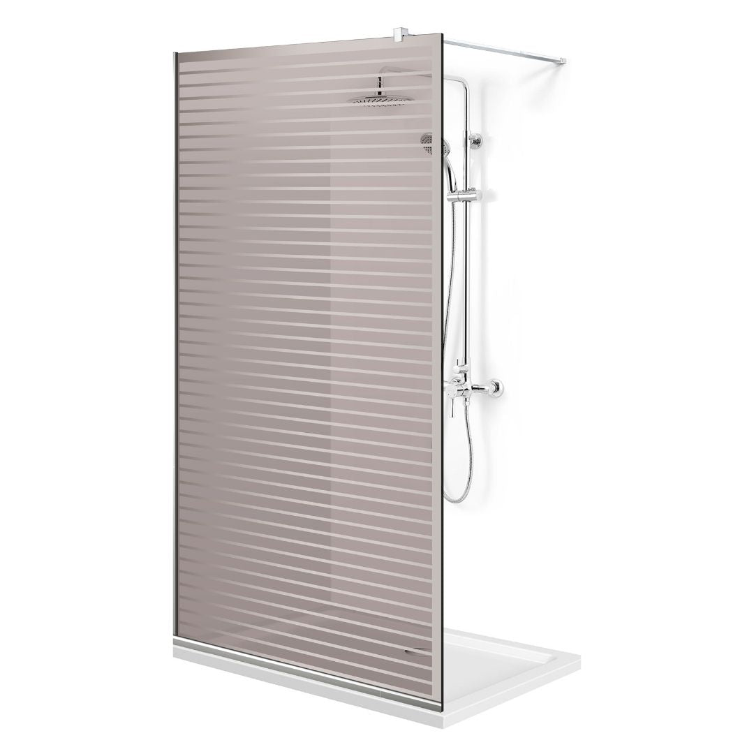 Zuhanyfal Walk-in, Zuhanyfal Rozsdamentes acél, #Bronz #Bronz