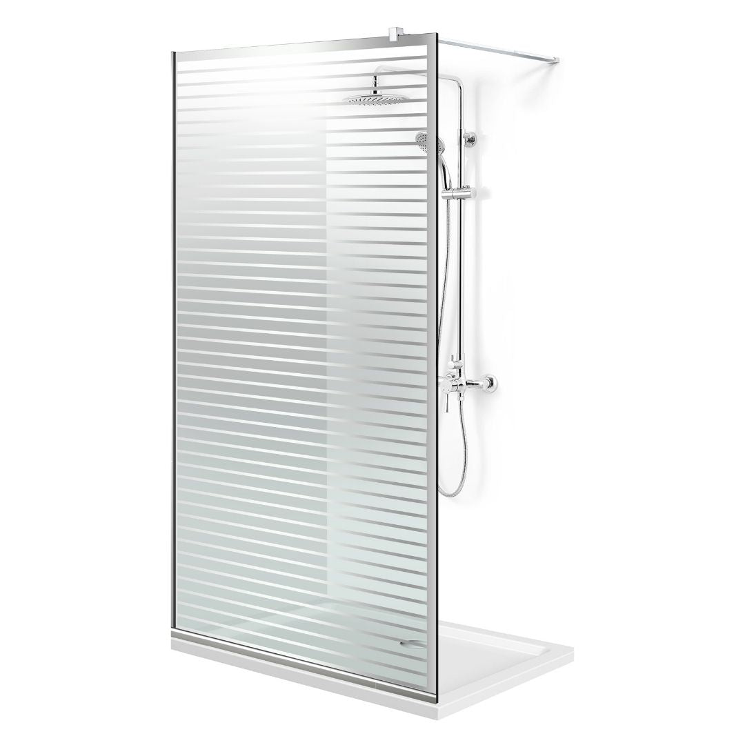 Zuhanyfal Walk-in, Zuhanyfal Rozsdamentes acél, #Átlátszó #Víztiszta