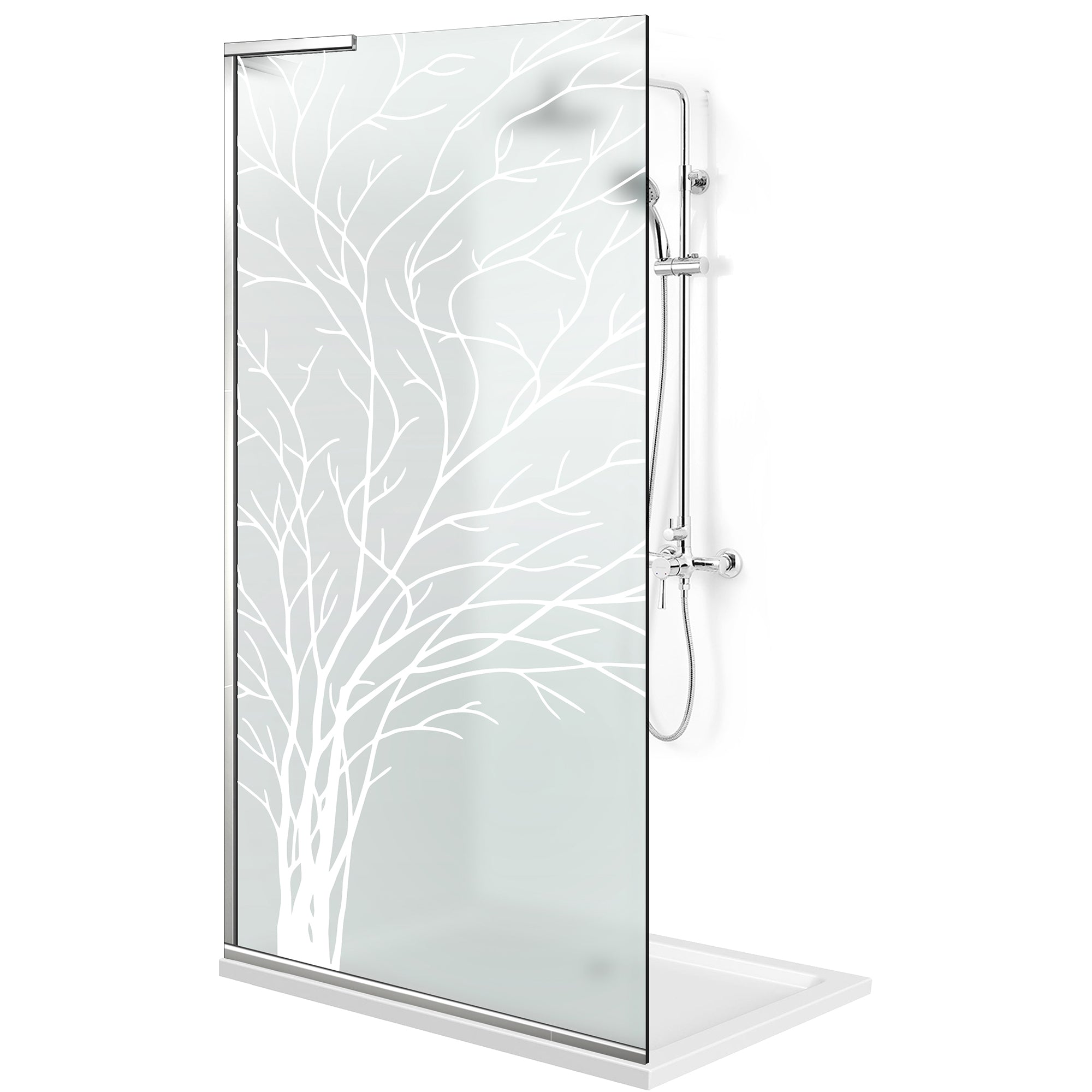 Zuhanyfal Walk-in, Zuhanyfal Rozsdamentes acél, #Matt #Matt
