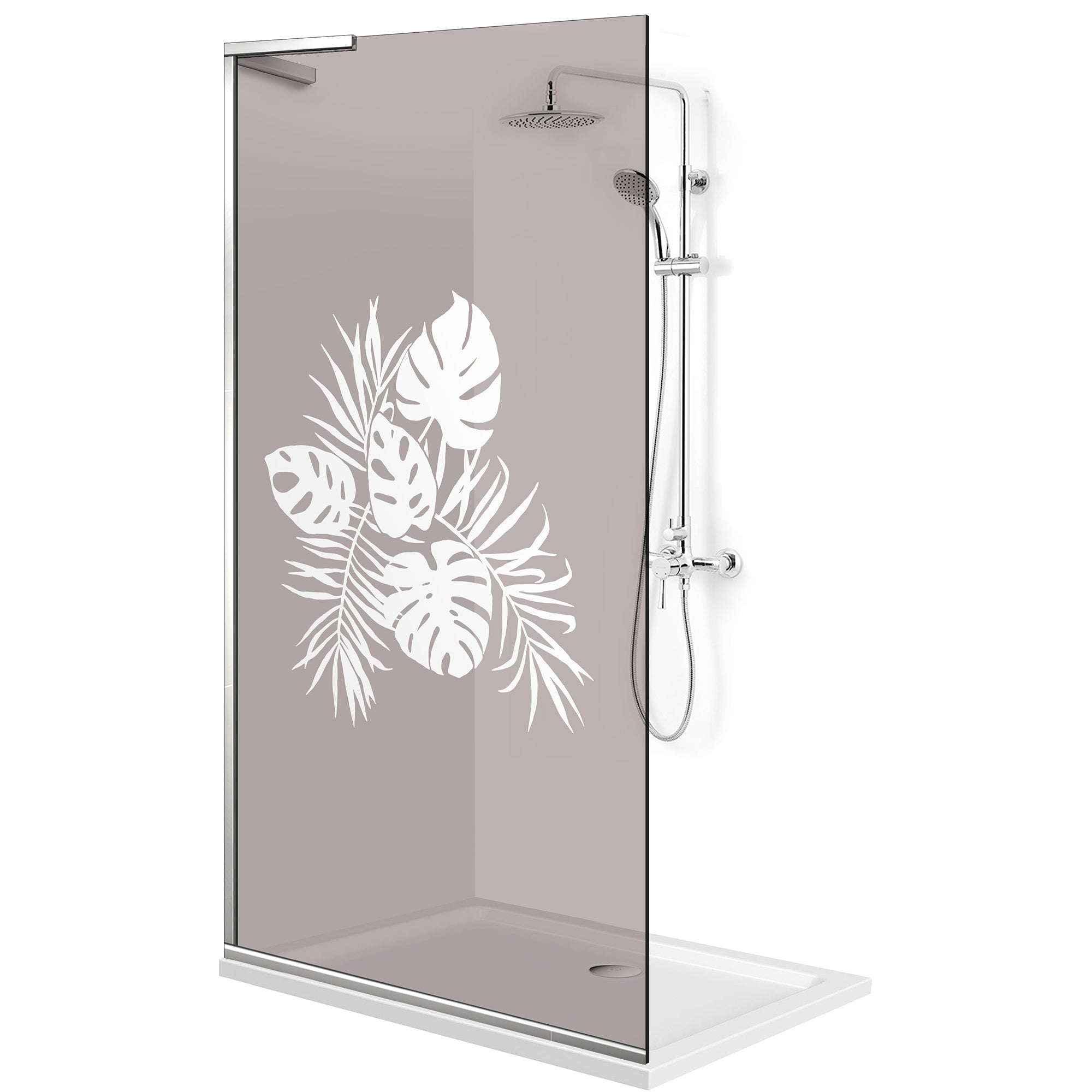 Zuhanyfal Walk-in, Zuhanyfal Rozsdamentes acél, #Bronz #Bronz