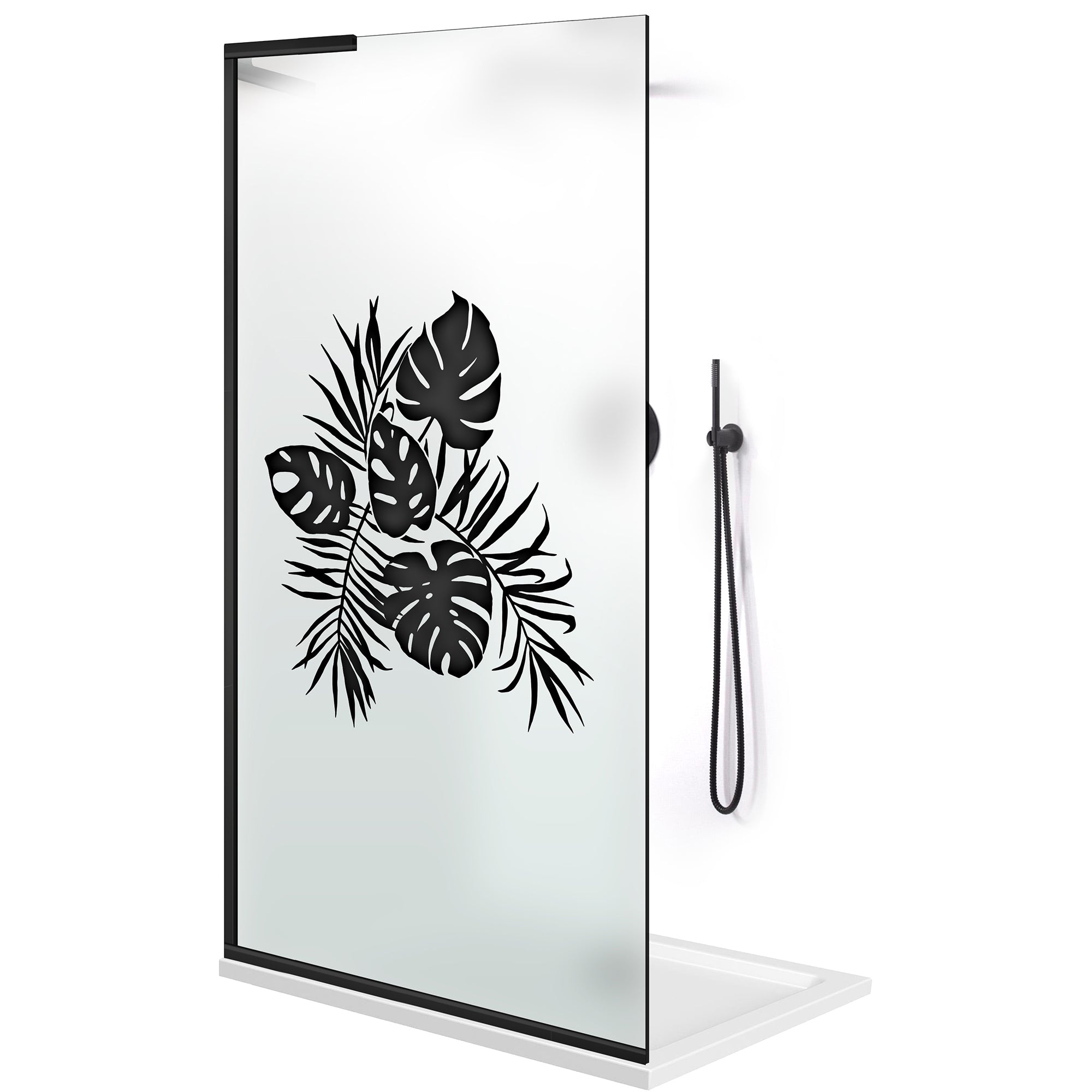 Zuhanyfal Walk-in, Zuhanyfal Rozsdamentes acél, #Matt #Matt