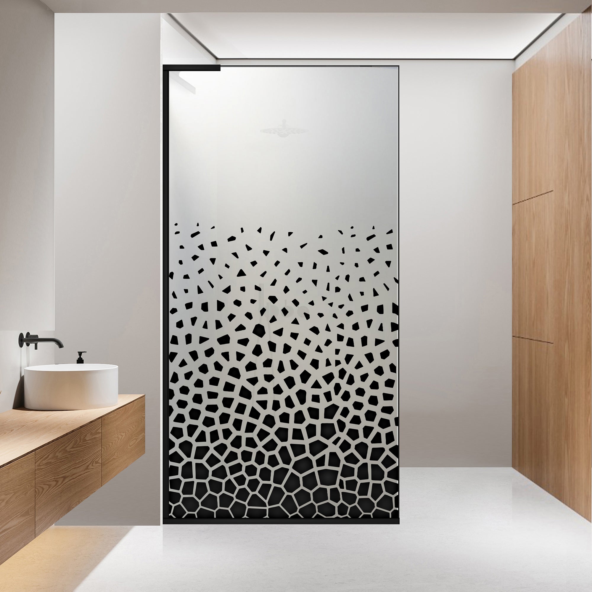 Zuhanyfal Walk-in, Zuhanyfal Rozsdamentes acél, #Matt #Matt