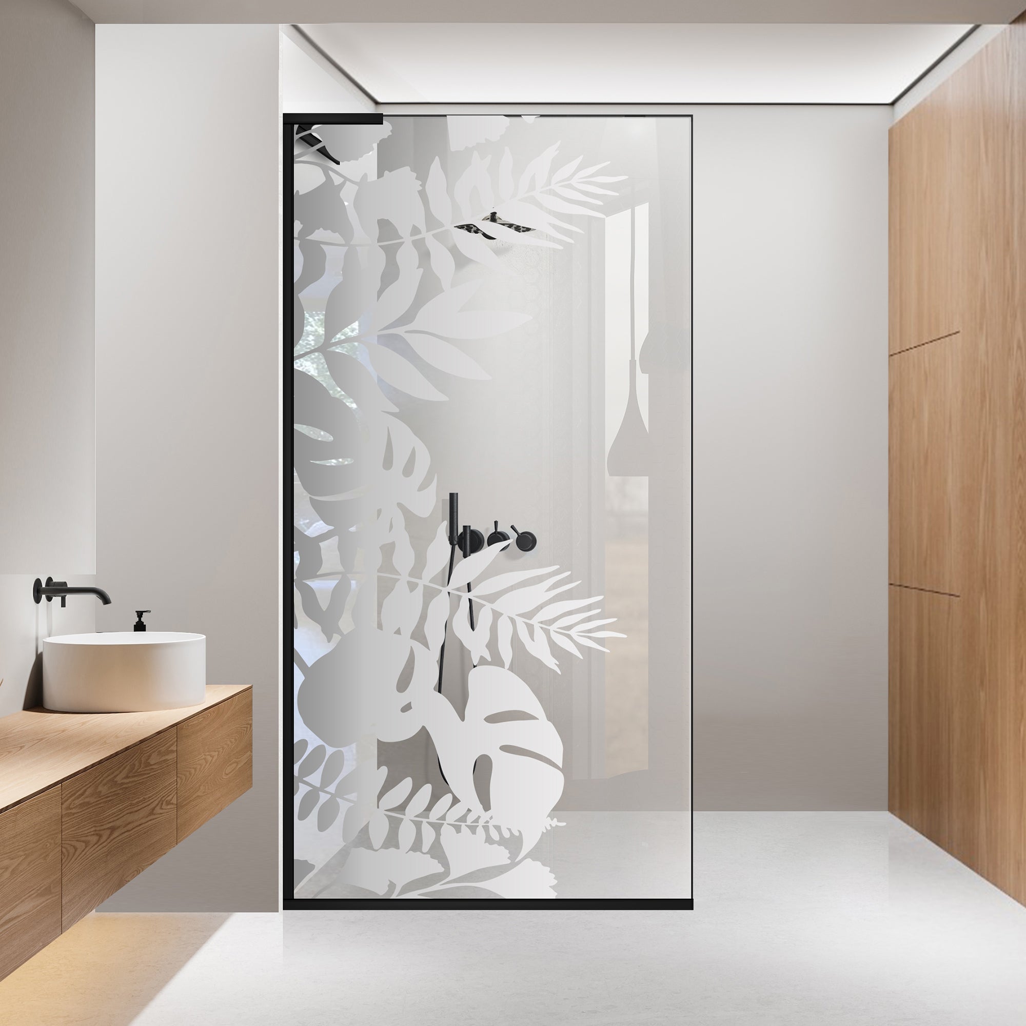 Zuhanyfal Walk-in, Zuhanyfal Rozsdamentes acél, #Átlátszó #Víztiszta