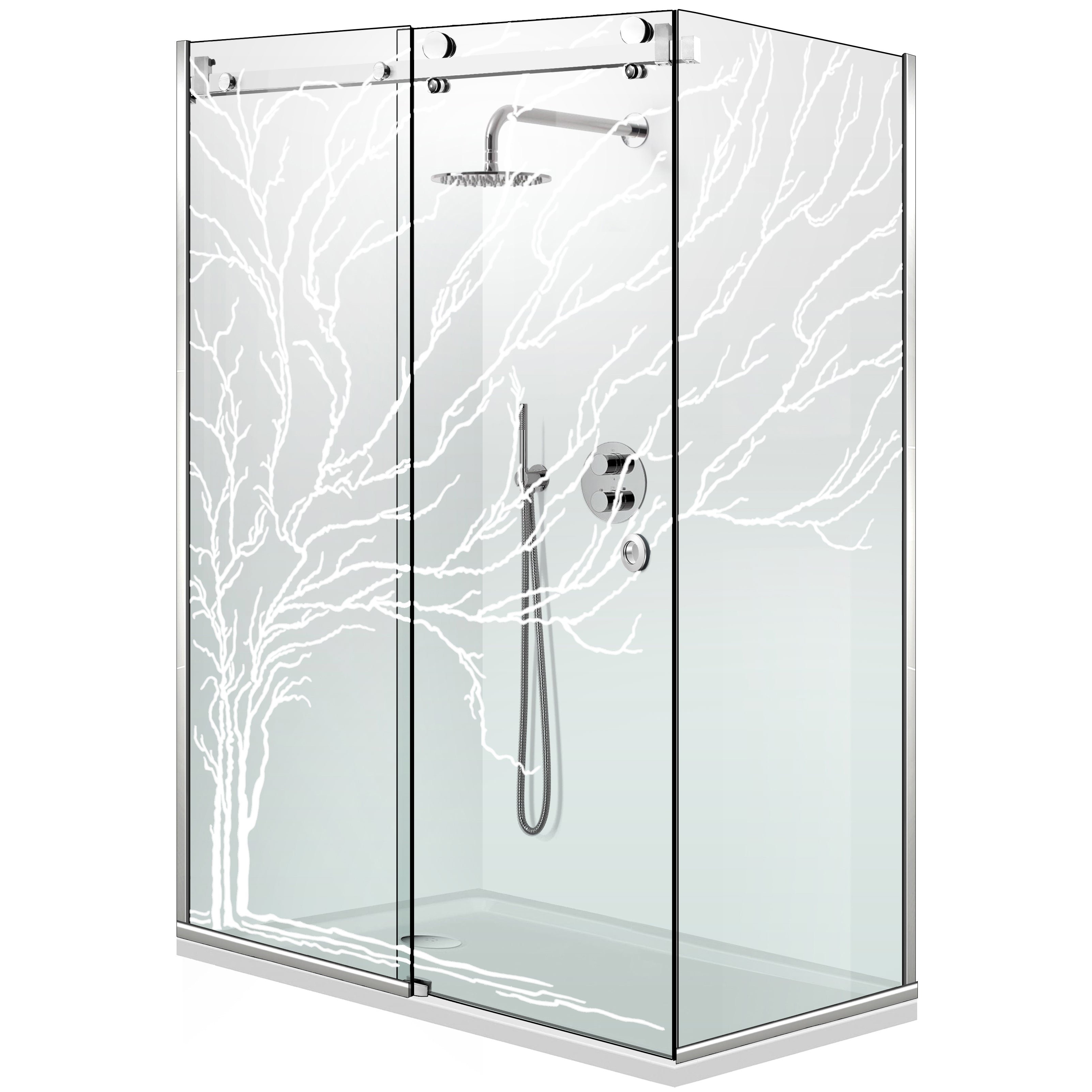 Zuhanykabin #Átlátszó