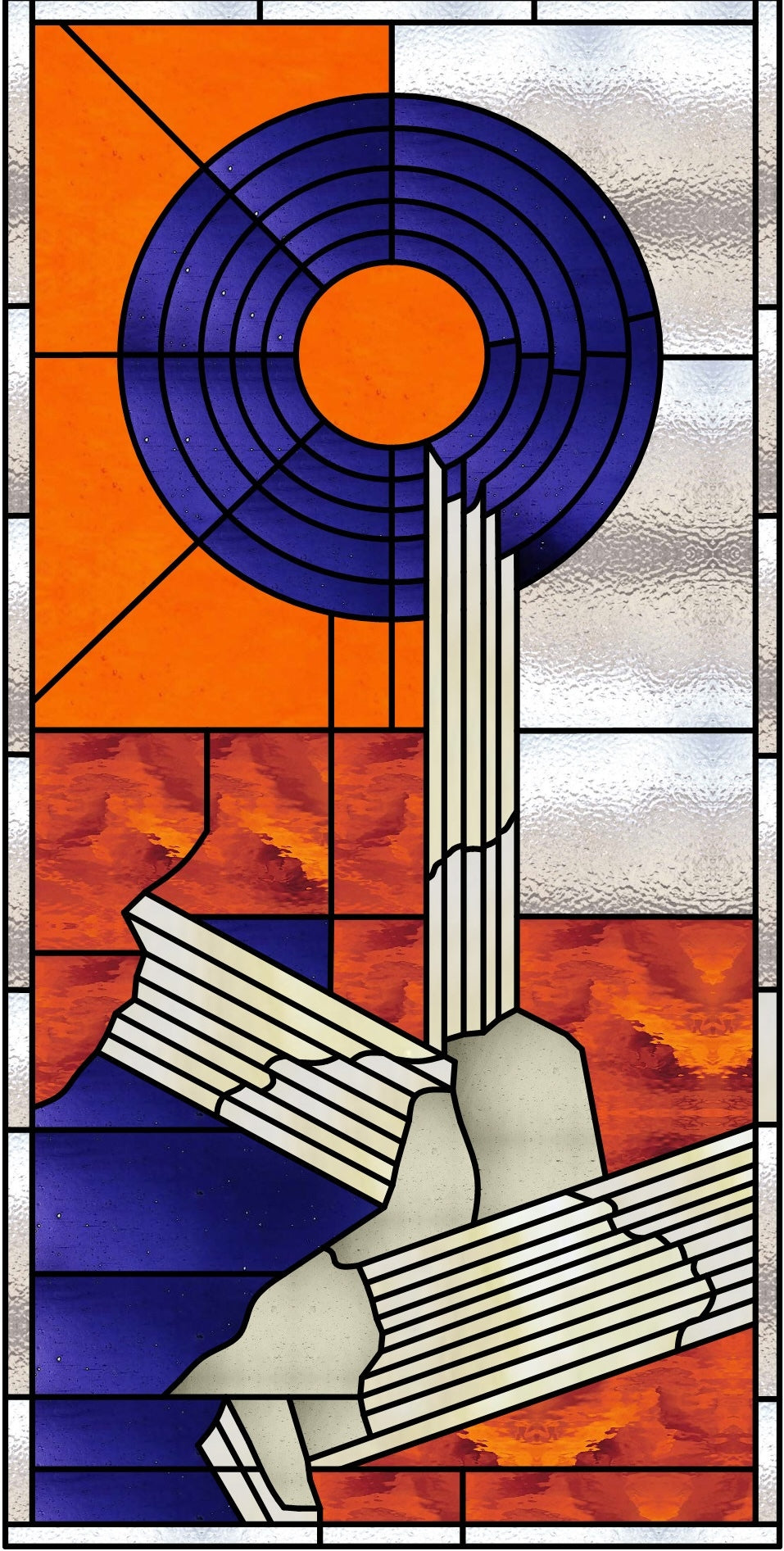 Művészi Vitrálok #GEOMETRIC-1
