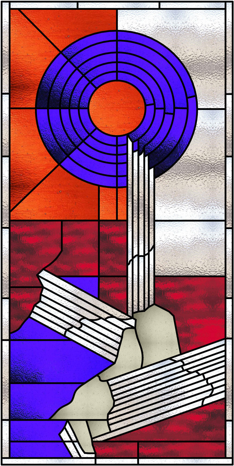 Művészi Vitrálok #GEOMETRIC-2