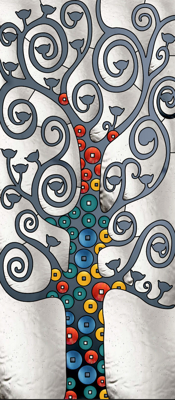 Művészi Vitrálok #LIFETREE-1
