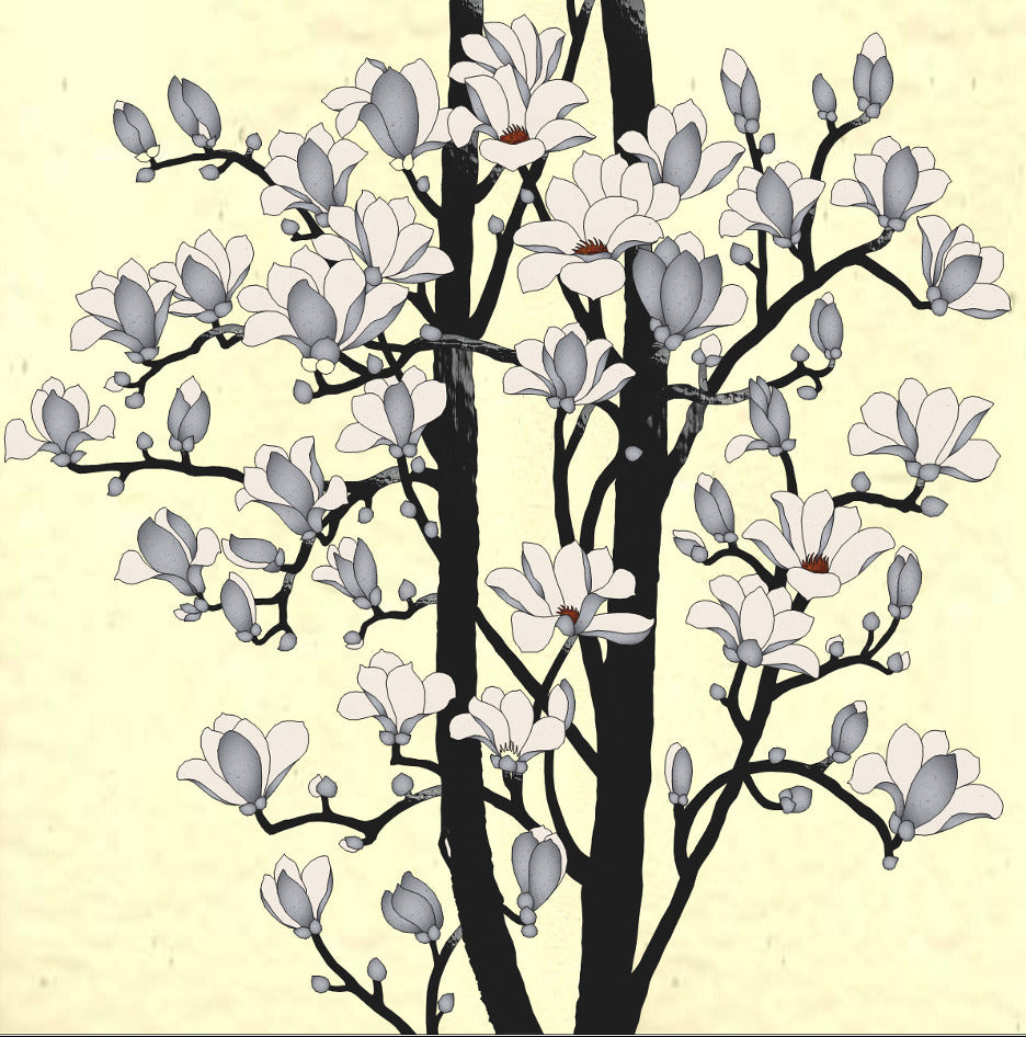 Művészi Vitrálok #MAGNOLIA-2