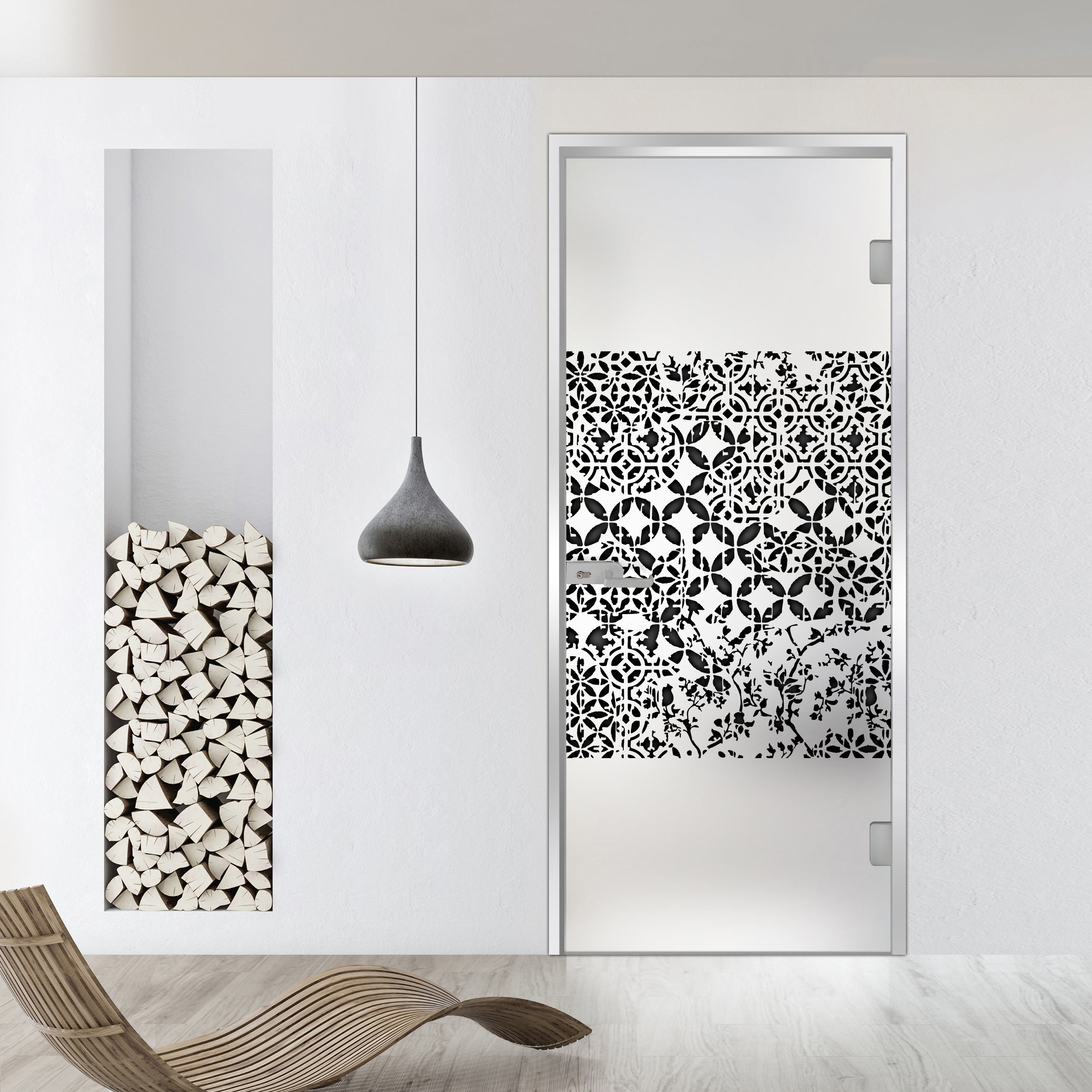 Tokos üvegajtó #Matt