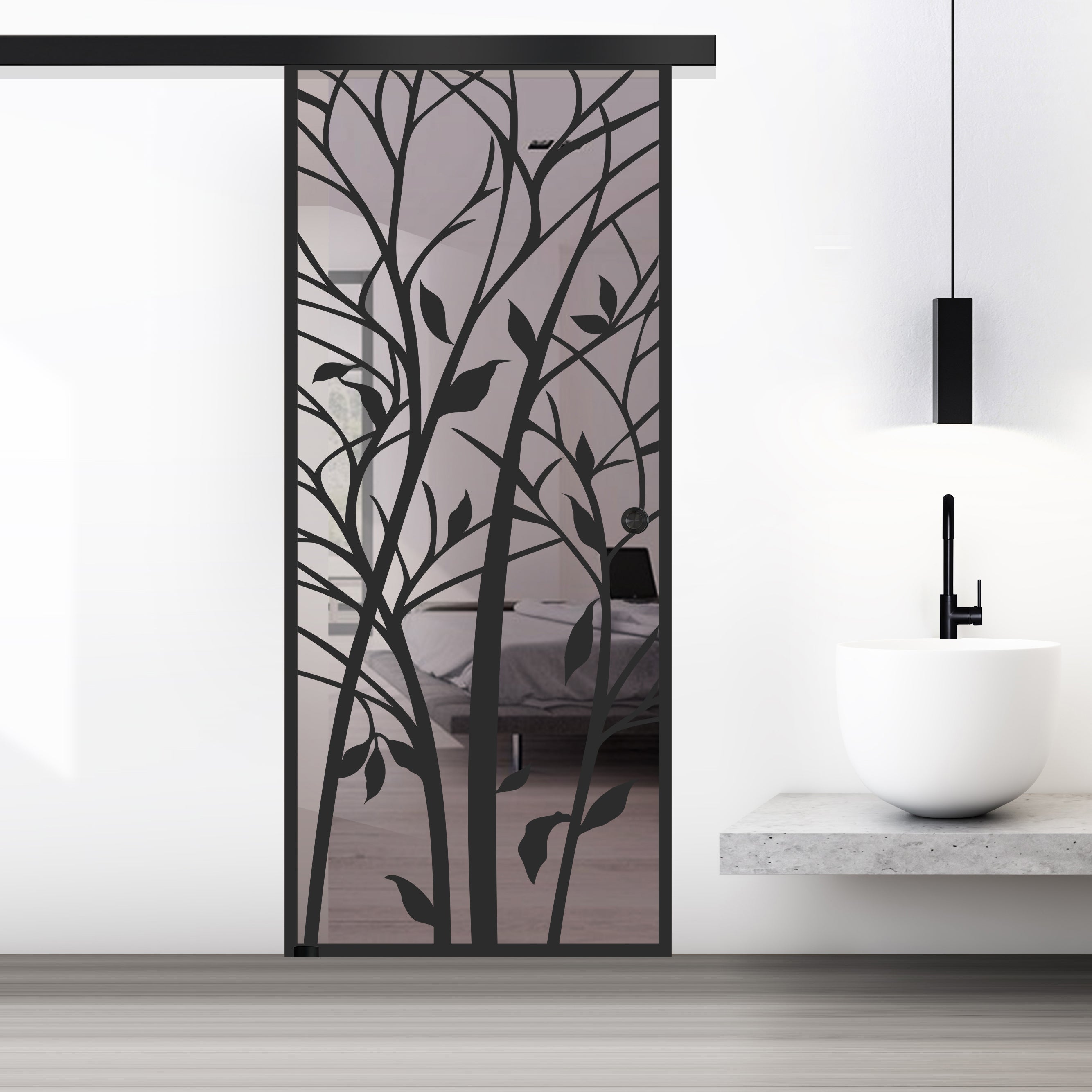 Toló üvegajtó, belső Üvegajtó #Bronz