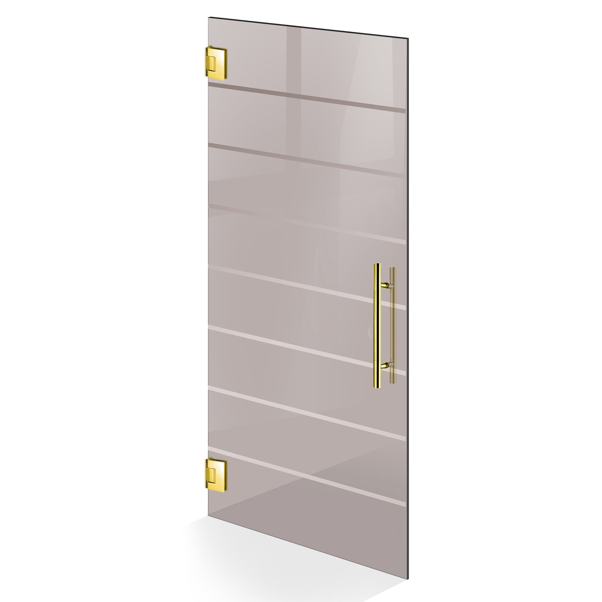 Nyíló üvegajtó arany, #Bronz