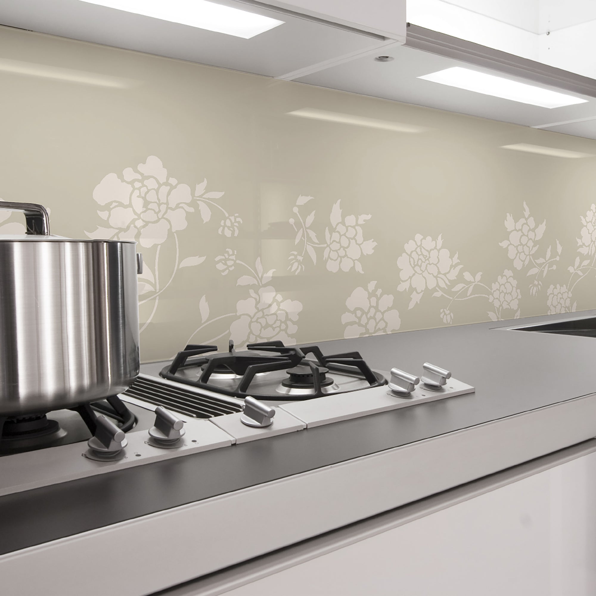 Festett üveg konyhai burkolat #3g