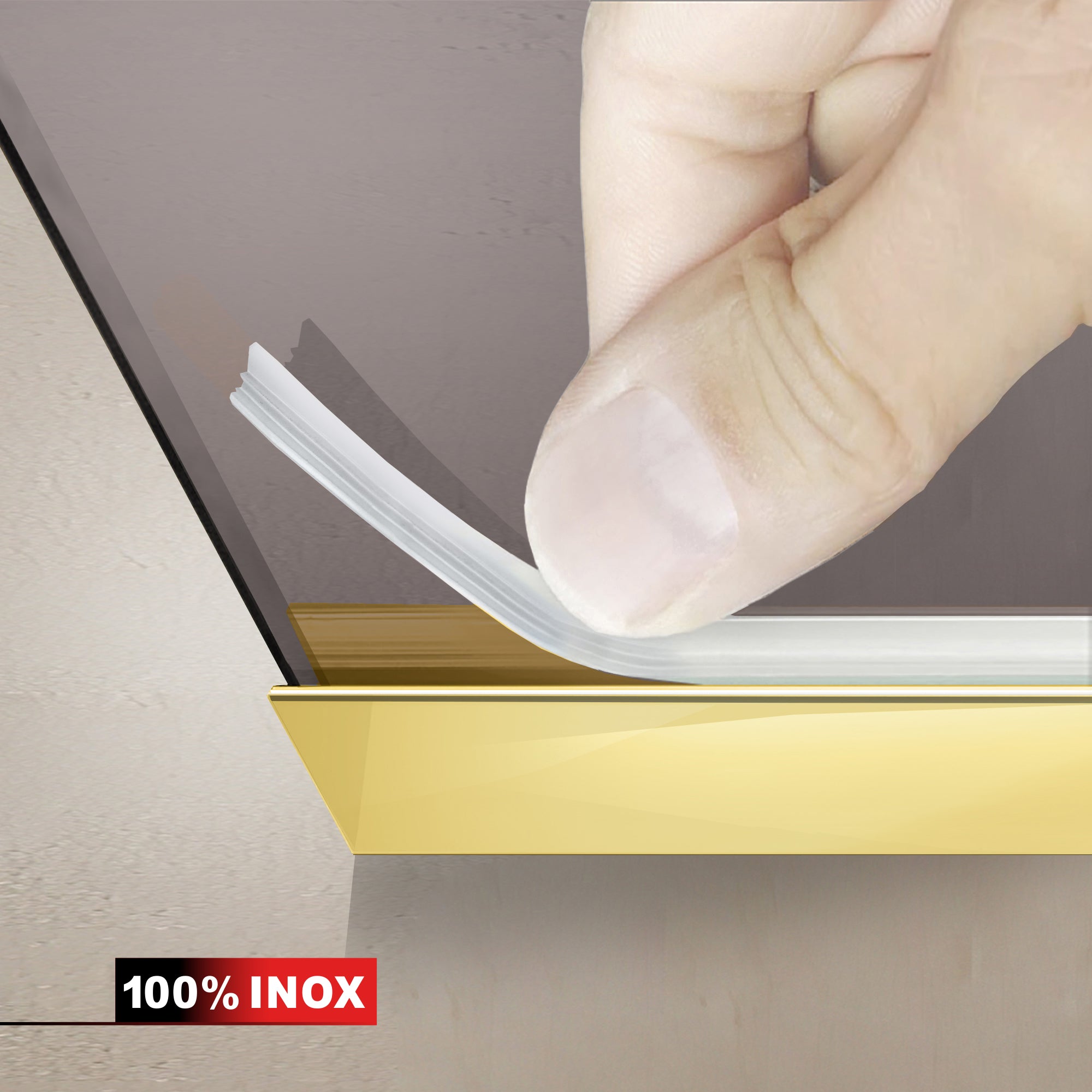 Bronz zuhanykabin