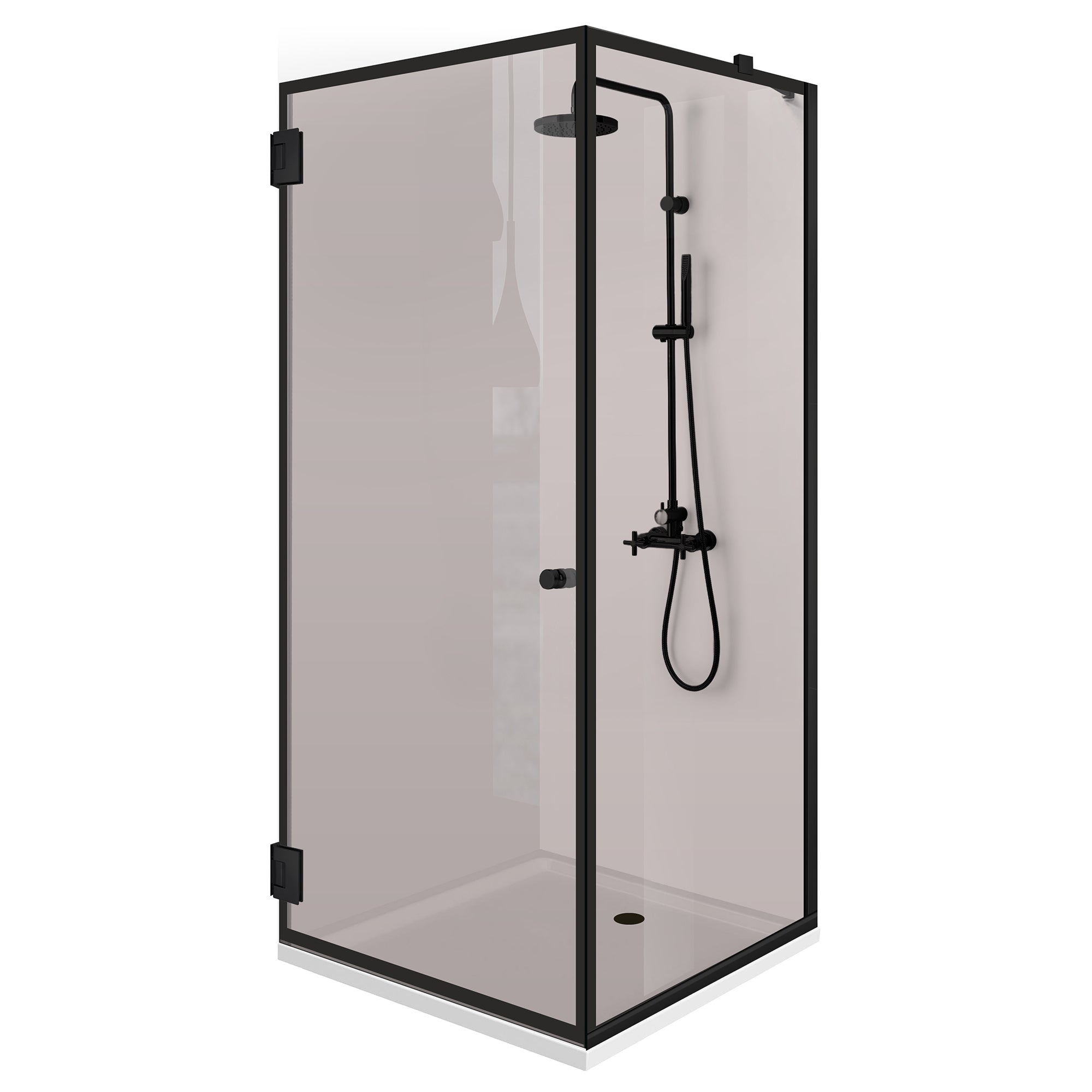 Cabina dus cu usa batanta #Bronz