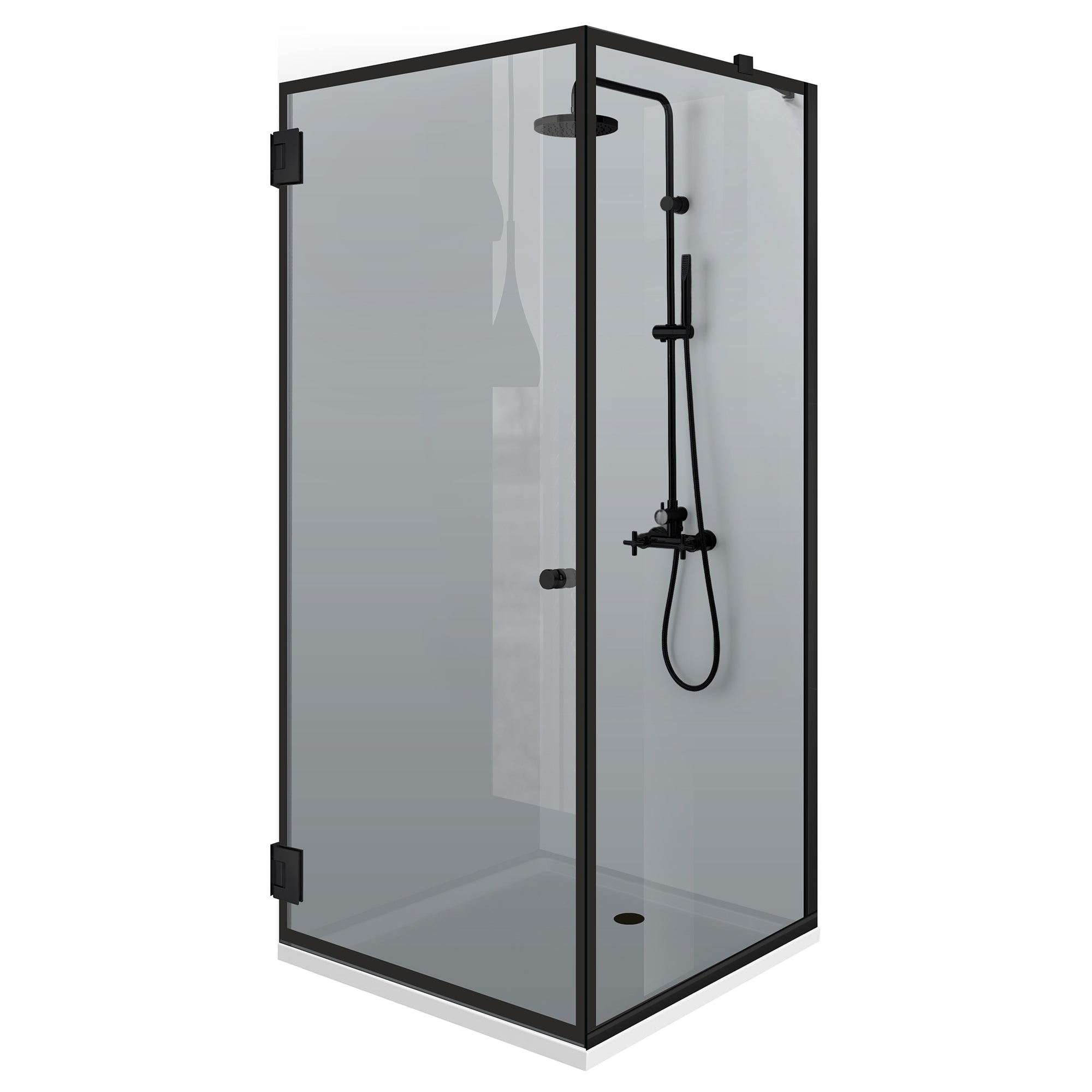 Cabina dus cu usa batanta #Gri