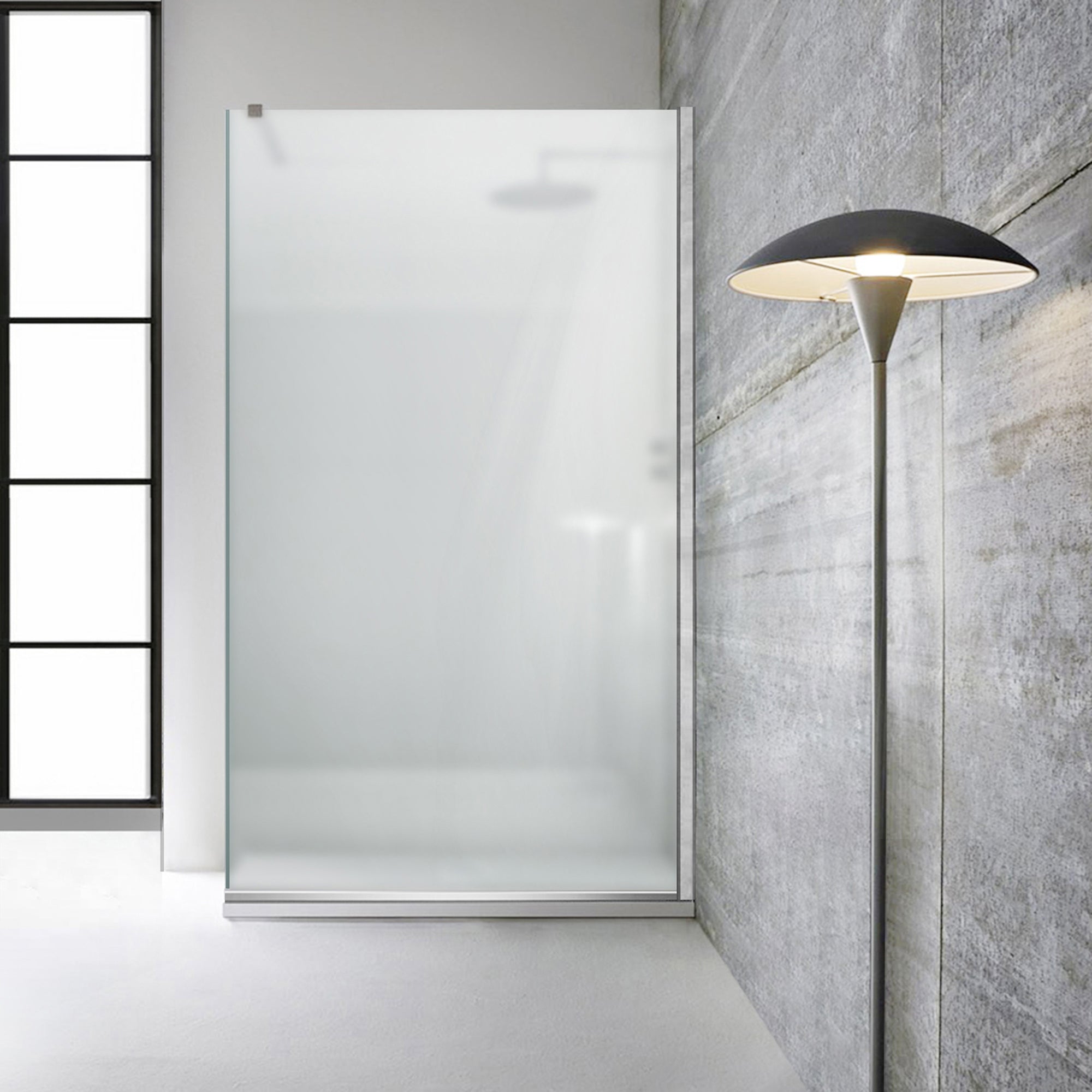 Zuhanyfal Walk-in, Zuhanyfal Rozsdamentes acél, #Matt #Matt
