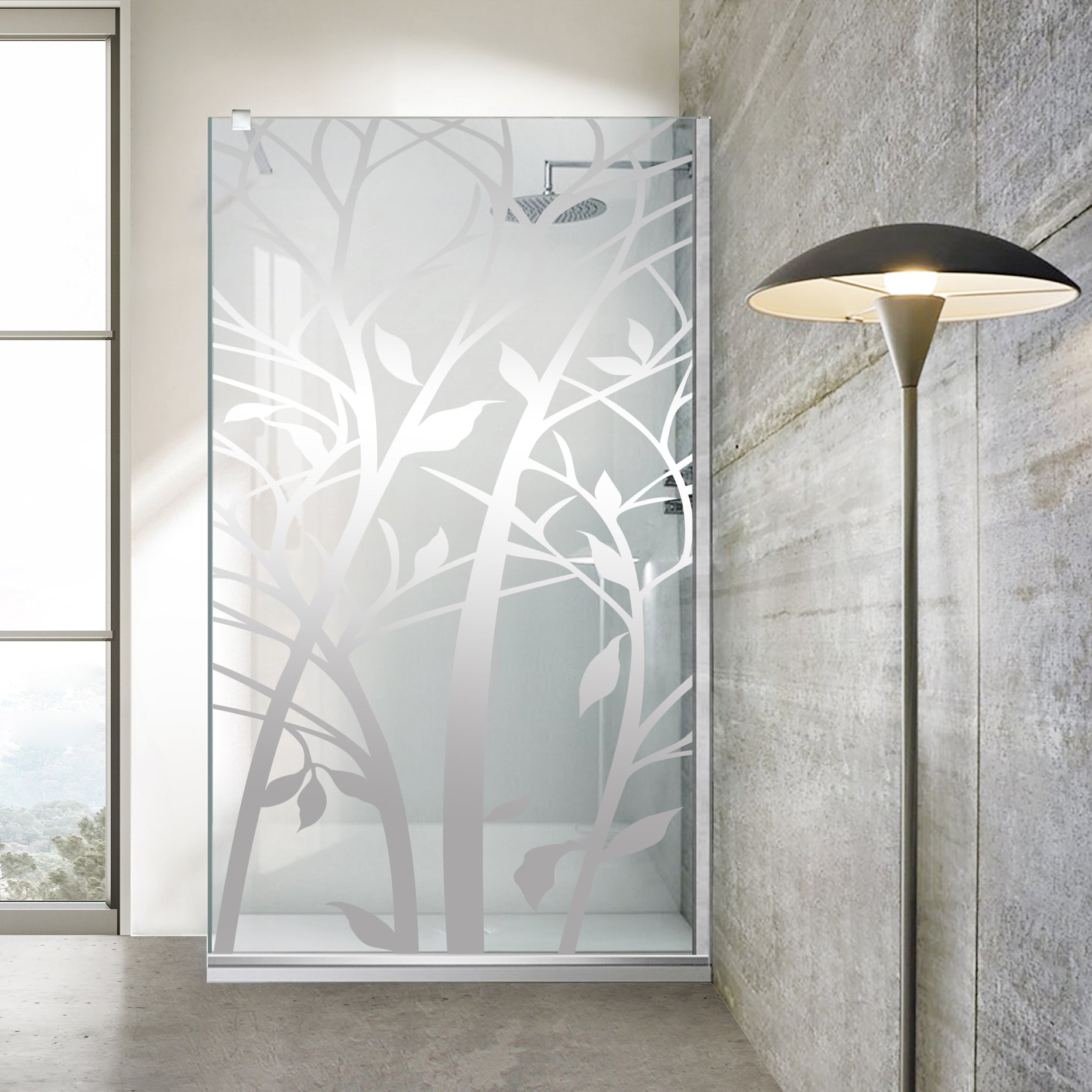 Paravan dus Walk-in, Perete dus Inox, #Clara #Víztiszta