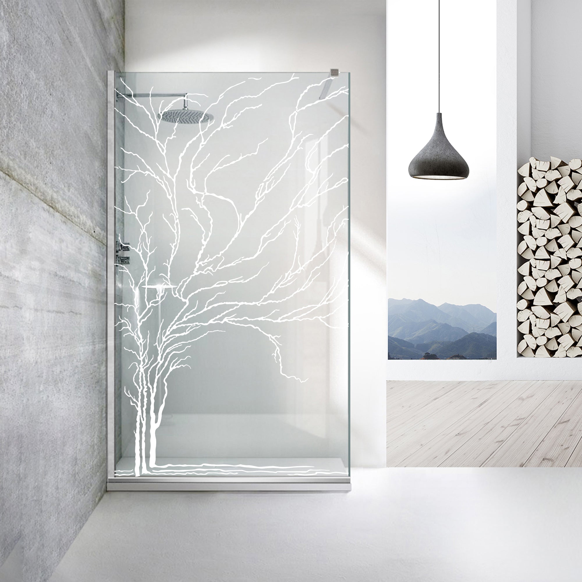 Zuhanyfal Walk-in, Zuhanyfal Rozsdamentes acél, #Átlátszó #Víztiszta