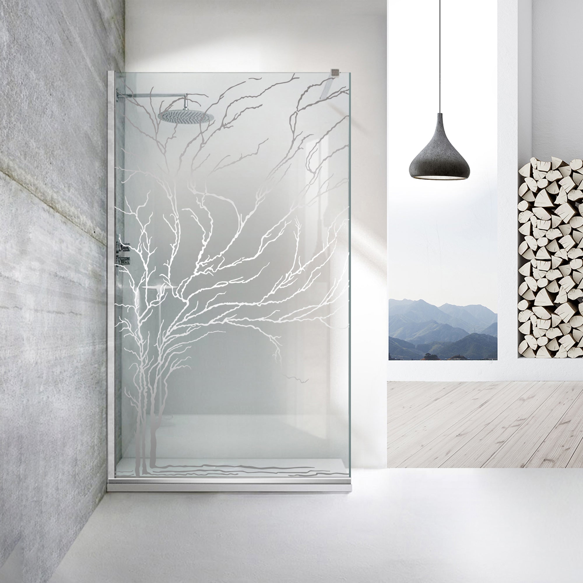 Paravan dus Walk-in, Perete dus Inox, #Clara #Víztiszta