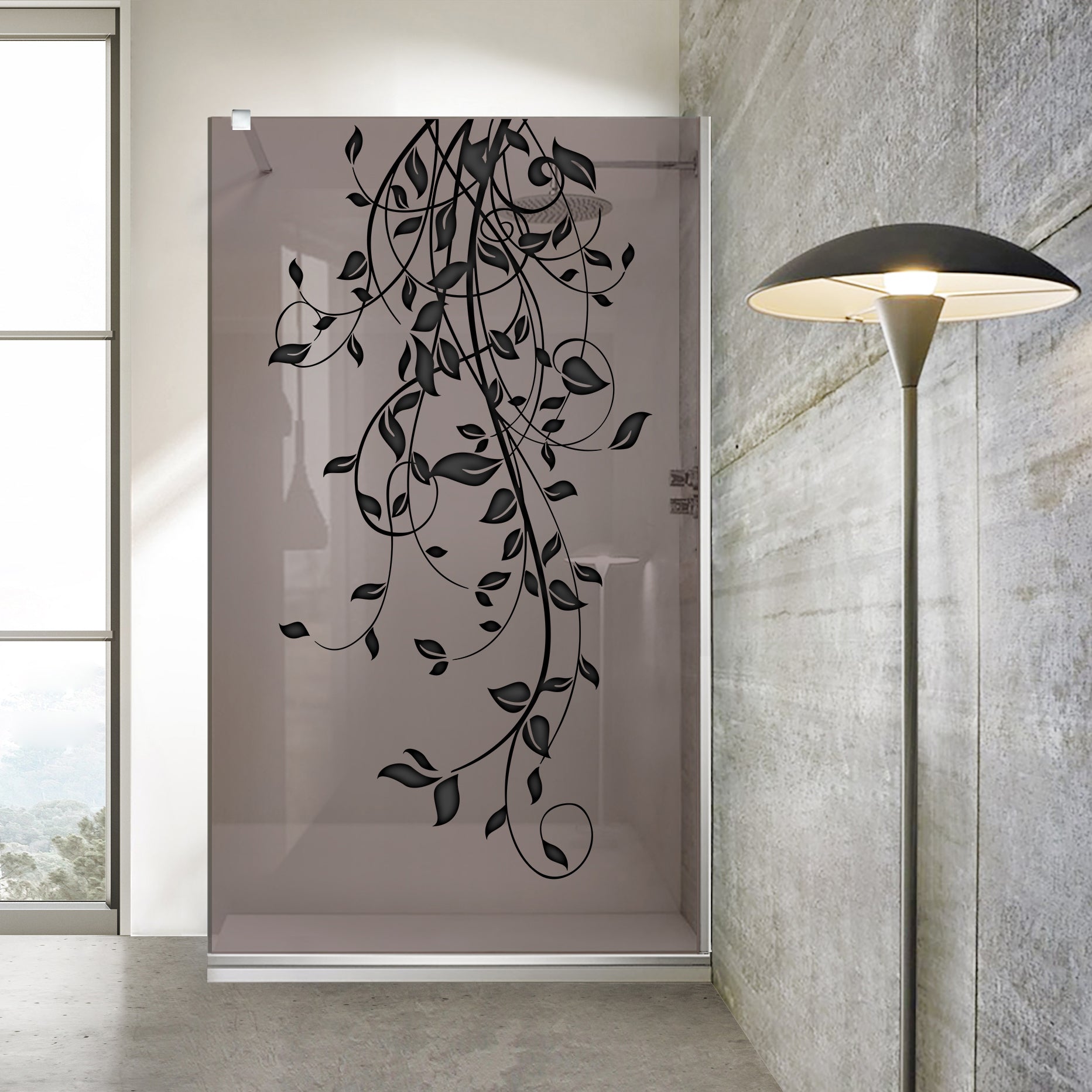 Zuhanyfal Walk-in, Zuhanyfal Rozsdamentes acél, #Bronz #Bronz