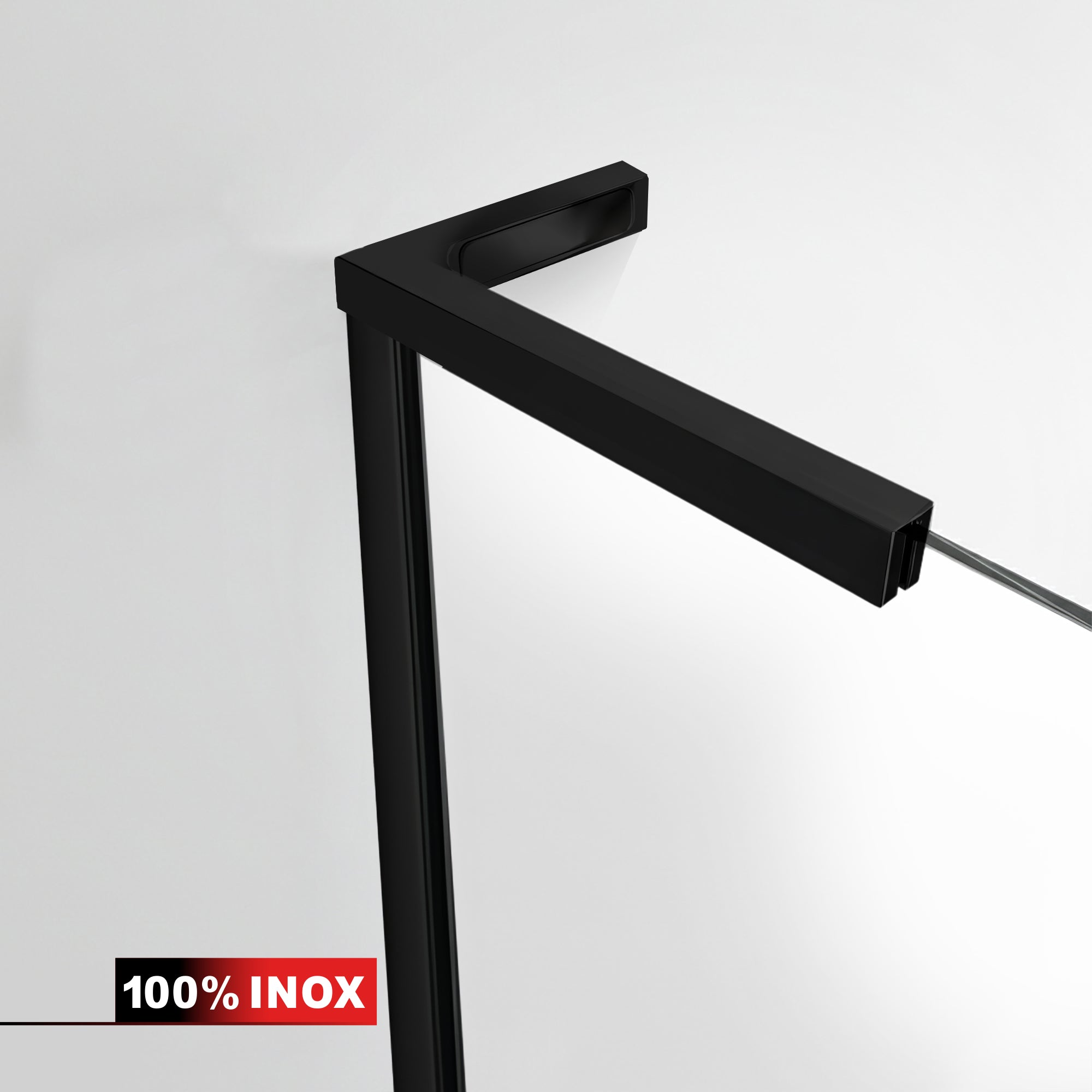 Paravan dus Walk-in, Perete dus Inox, #Clara #Víztiszta