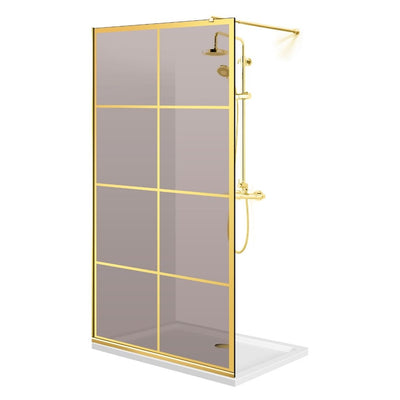 Zuhanyfal Walk-in, zuhanyfal Arany, #Bronz #Bronz
