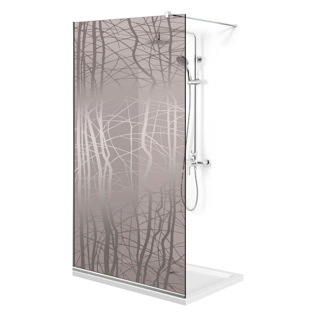 Zuhanyfal Walk-in, Zuhanyfal Rozsdamentes acél, #Bronz #Bronz