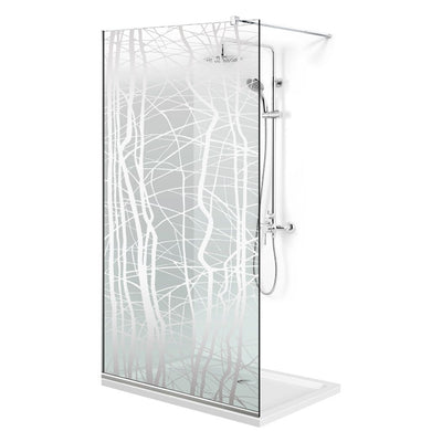 Zuhanyfal Walk-in, Zuhanyfal Rozsdamentes acél, #Átlátszó #Víztiszta