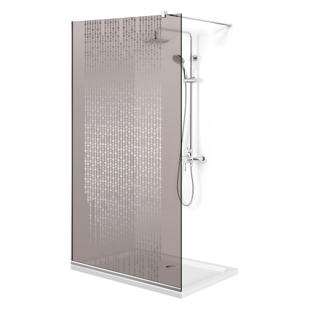 Zuhanyfal Walk-in, Zuhanyfal Rozsdamentes acél, #Bronz #Bronz