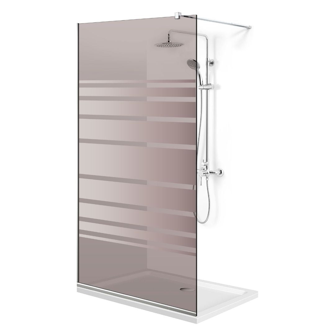 Zuhanyfal Walk-in, Zuhanyfal Rozsdamentes acél, #Bronz #Bronz