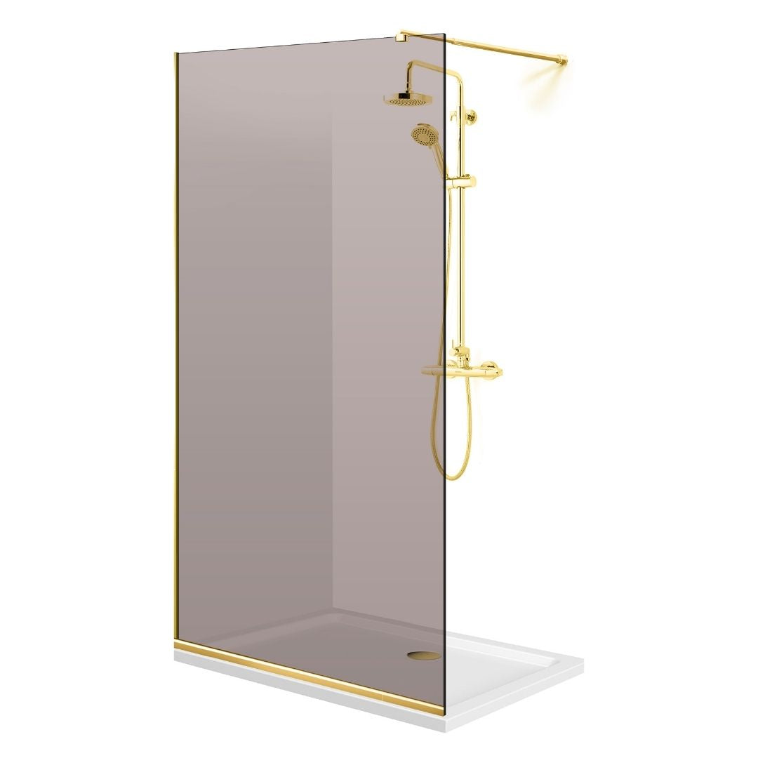 Zuhanyfal Walk-in, zuhanyfal Arany, #Bronz #Bronz