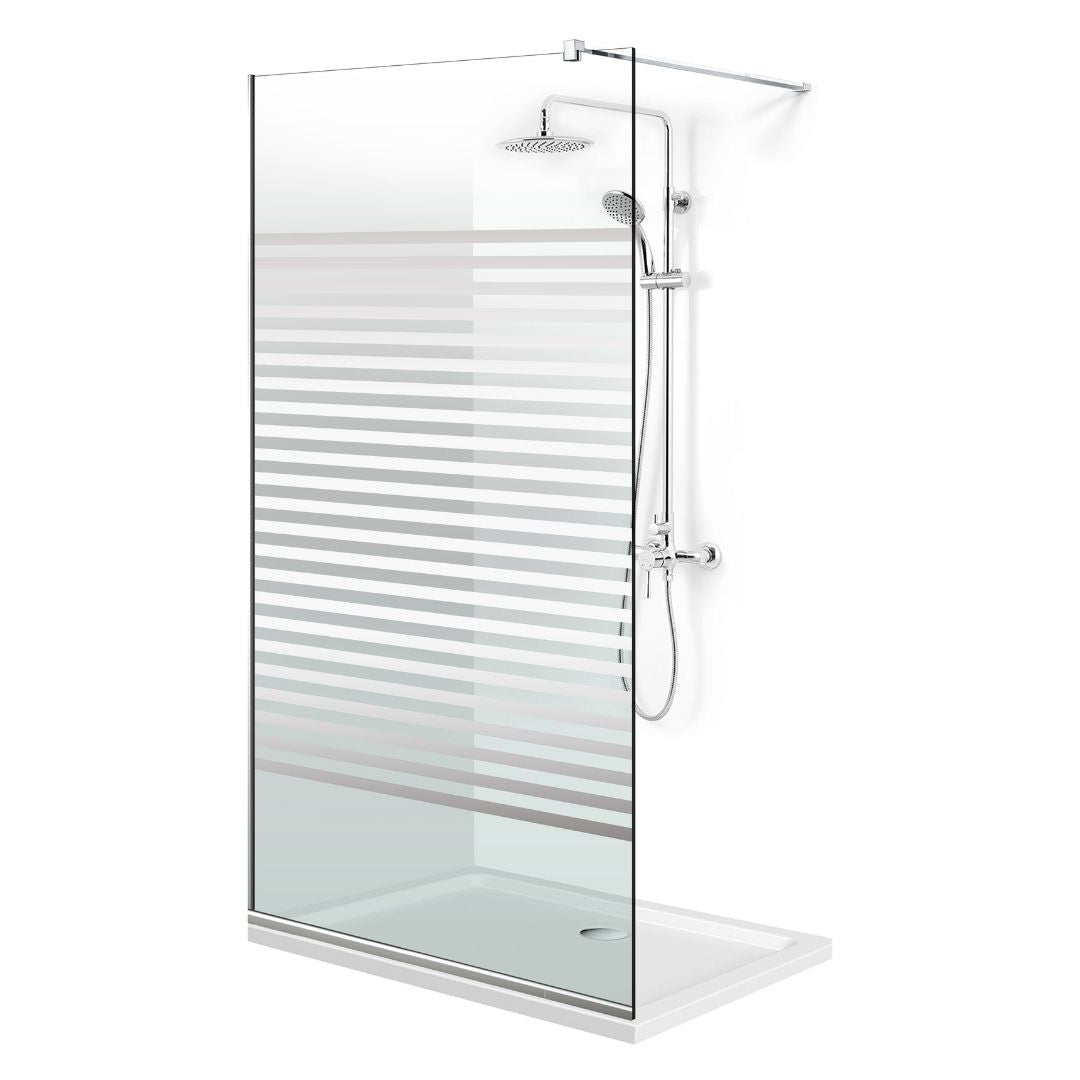 Zuhanyfal Walk-in, Zuhanyfal Rozsdamentes acél, #Átlátszó #Víztiszta