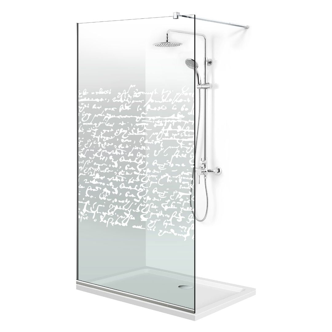 Zuhanyfal Walk-in, Zuhanyfal Rozsdamentes acél, #Átlátszó #Víztiszta