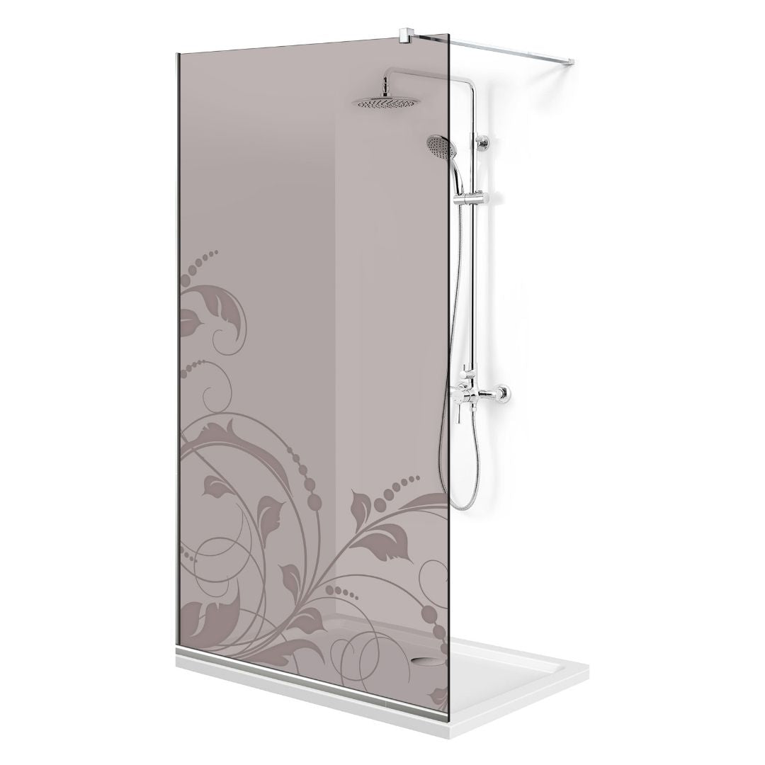 Zuhanyfal Walk-in, Zuhanyfal Rozsdamentes acél, #Bronz #Bronz