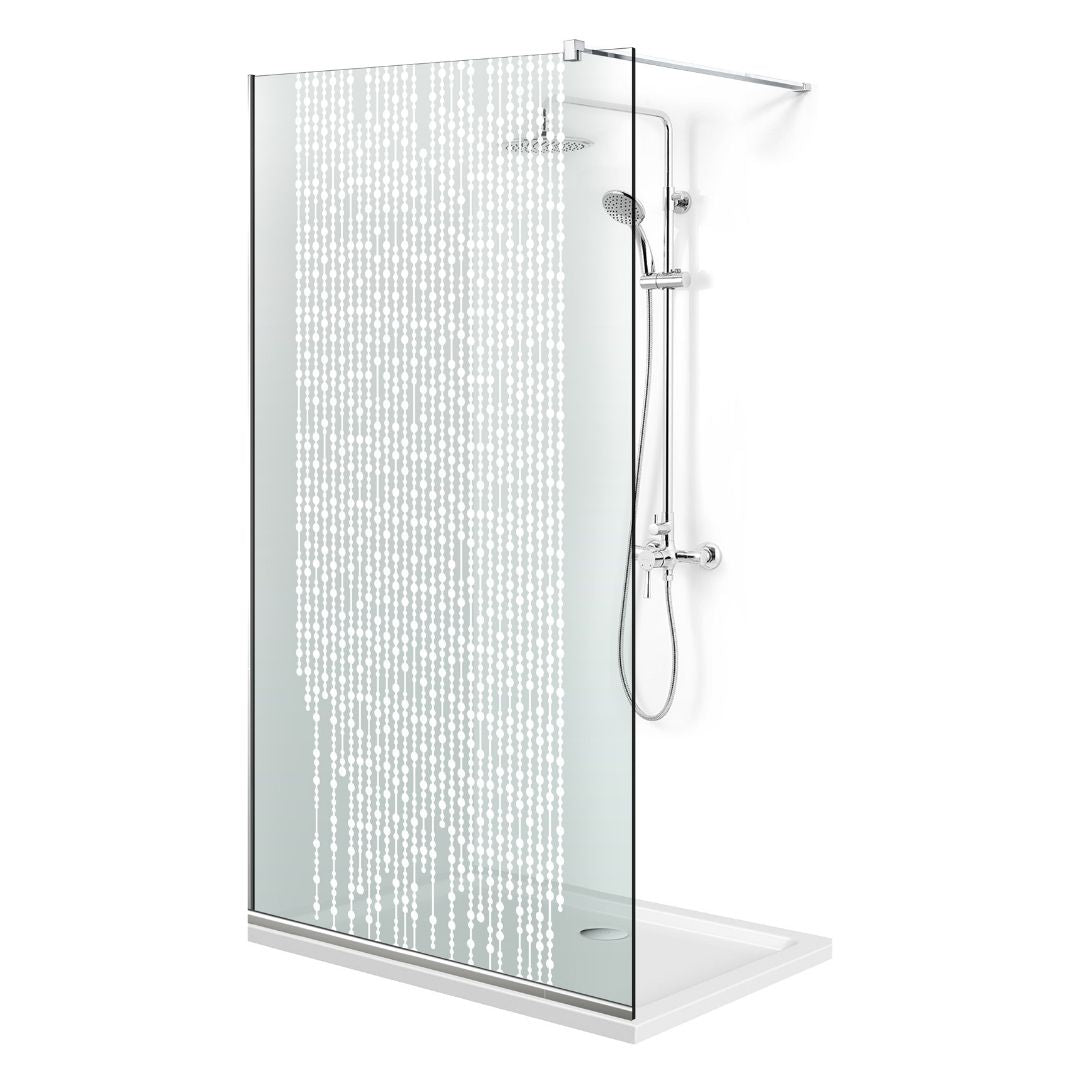 Zuhanyfal Walk-in, Zuhanyfal Rozsdamentes acél, #Átlátszó #Víztiszta
