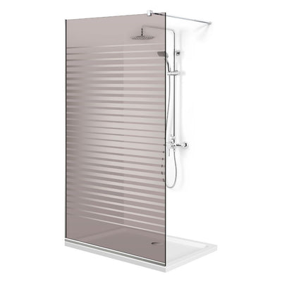 Zuhanyfal Walk-in, Zuhanyfal Rozsdamentes acél, #Bronz #Bronz
