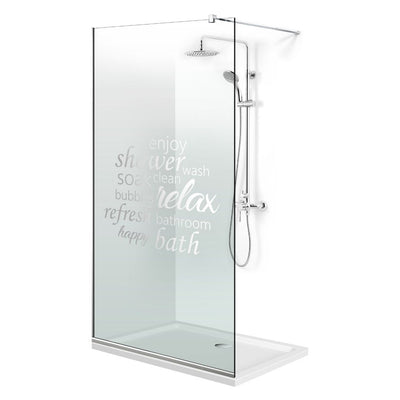 Zuhanyfal Walk-in, Zuhanyfal Rozsdamentes acél, #Átlátszó #Víztiszta