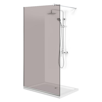 Zuhanyfal Walk-in, Zuhanyfal Rozsdamentes acél, #Bronz #Bronz