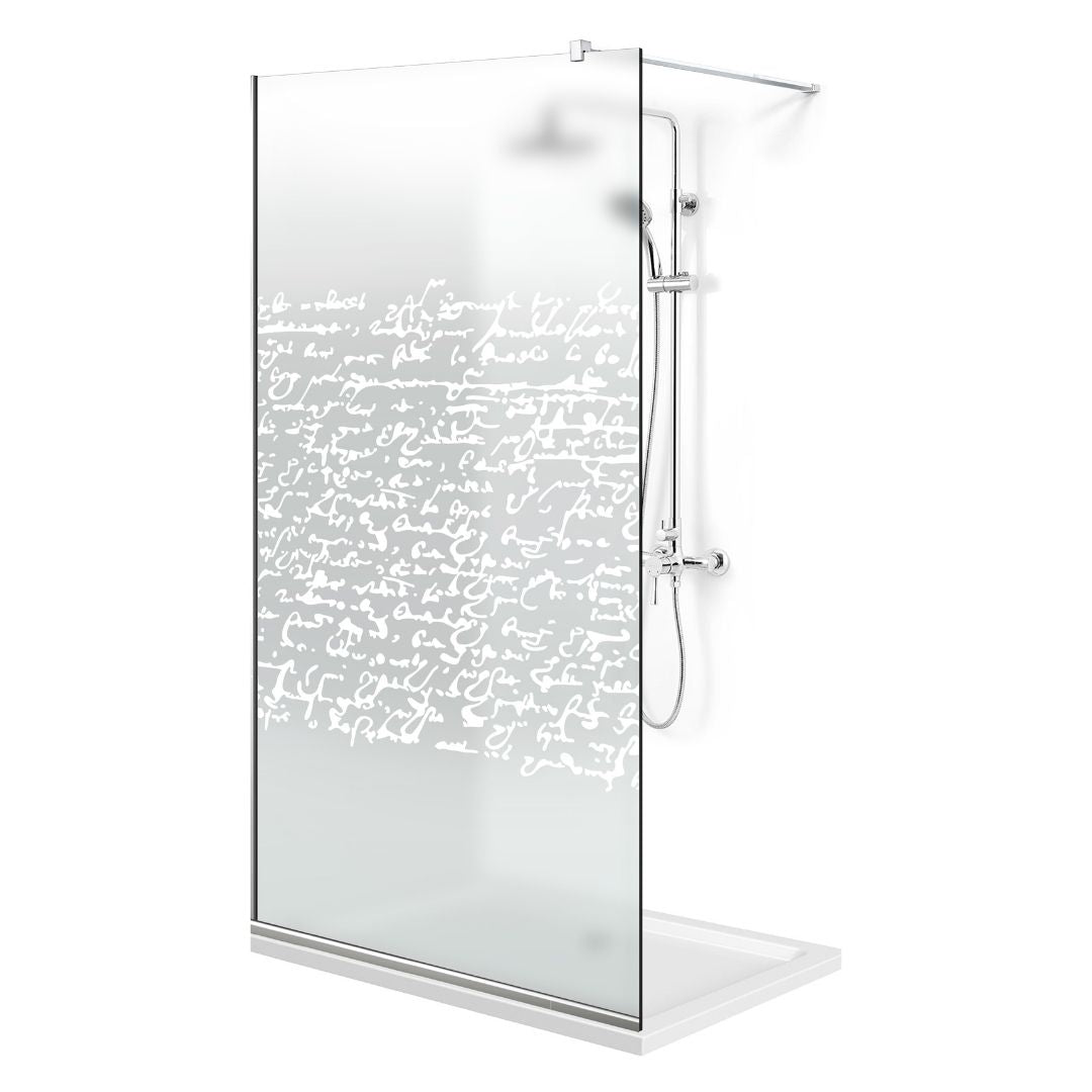 Zuhanyfal Walk-in, Zuhanyfal Rozsdamentes acél, #Matt #Matt