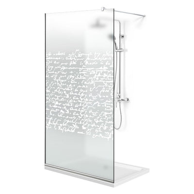 Zuhanyfal Walk-in, Zuhanyfal Rozsdamentes acél, #Matt #Matt