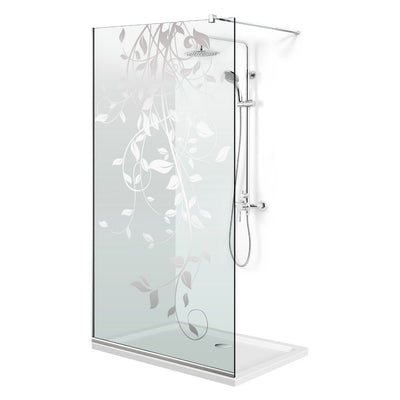 Zuhanyfal Walk-in, Zuhanyfal Rozsdamentes acél, #Átlátszó #Víztiszta