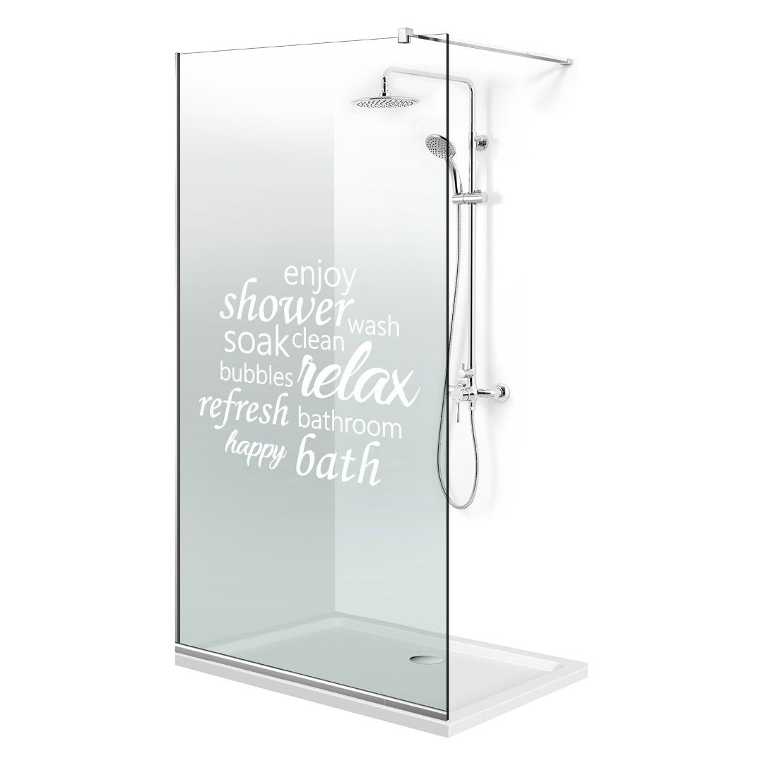 Zuhanyfal Walk-in, Zuhanyfal Rozsdamentes acél, #Átlátszó #Víztiszta