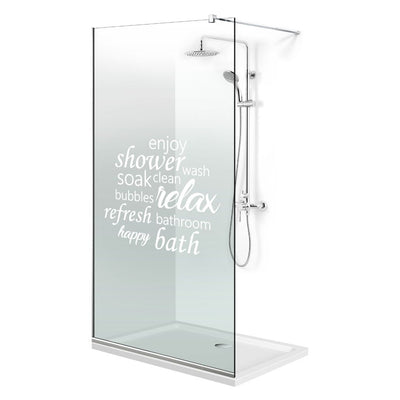 Zuhanyfal Walk-in, Zuhanyfal Rozsdamentes acél, #Átlátszó #Víztiszta