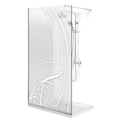 Zuhanyfal Walk-in, Zuhanyfal Rozsdamentes acél, #Matt #Matt